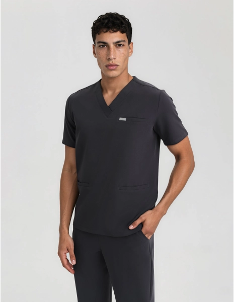 Men's Birbal Scrub Top - SHADOW