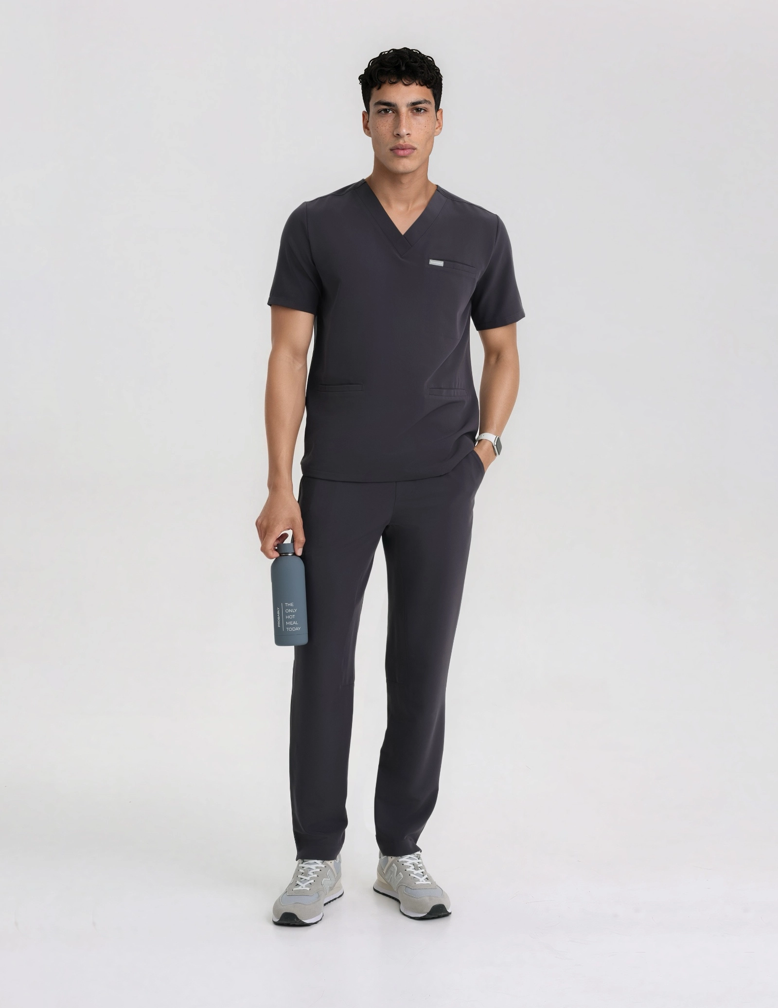 Men's Birbal Scrub Top - SHADOW