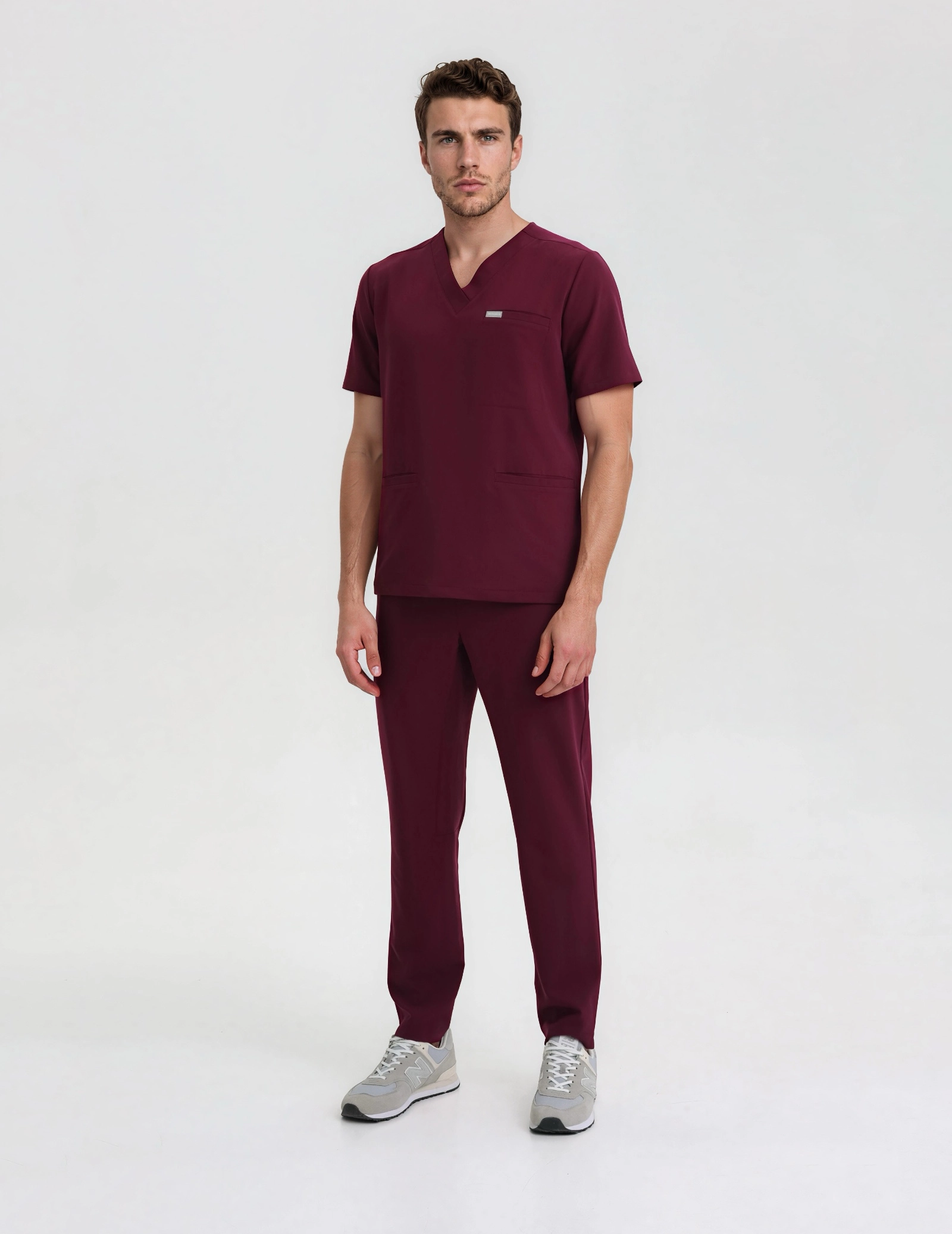 Scrub Top Birbal - BURGUNDY