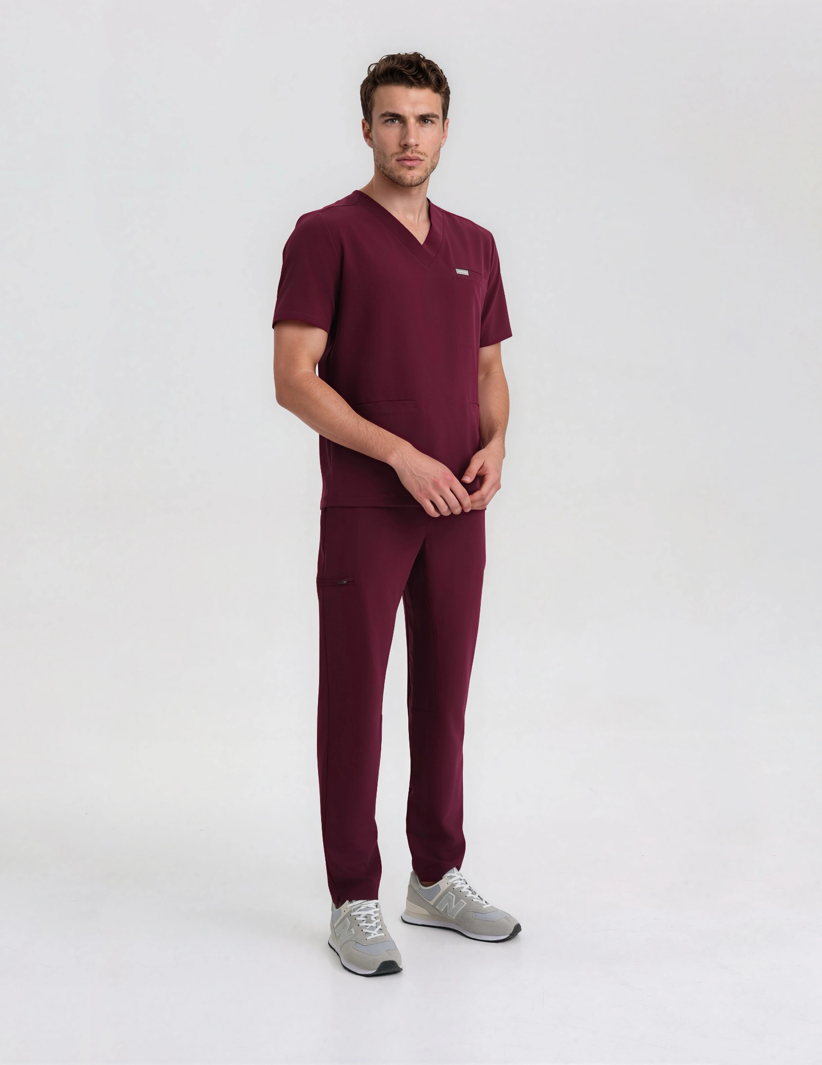 Men-basic-pants BURGUNDY