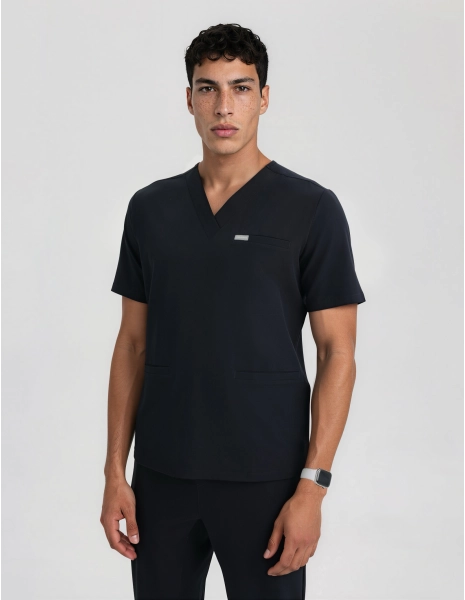 Birbal Scrub Tops - Midnight Blue