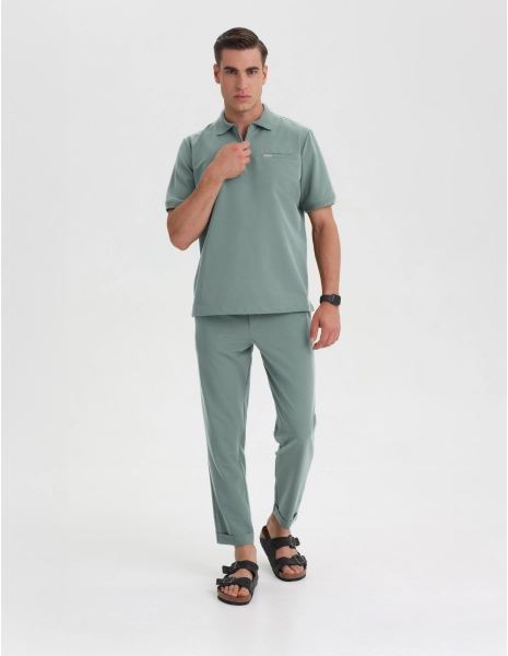 Men's Medical Polo Scrub...