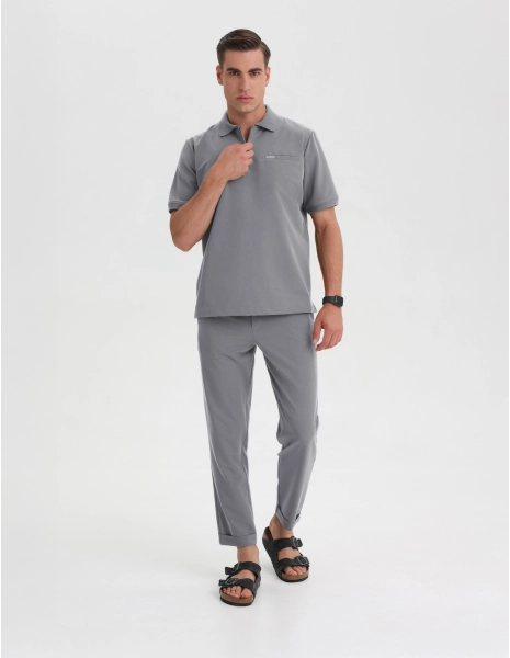 Men's Medical Polo Scrub...