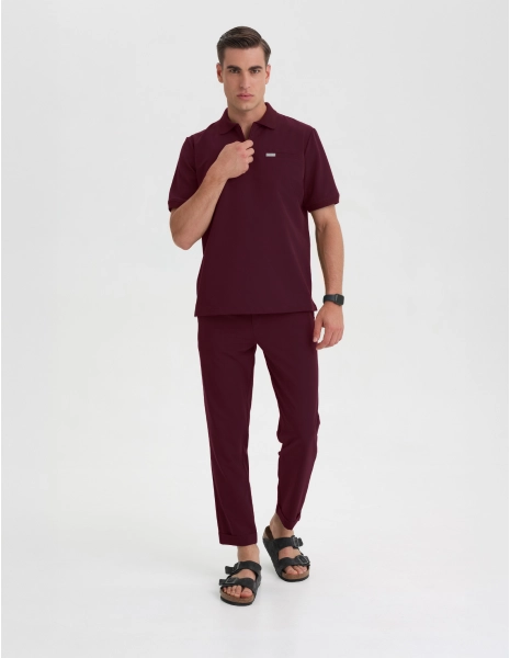Men's Medical Polo Scrub...