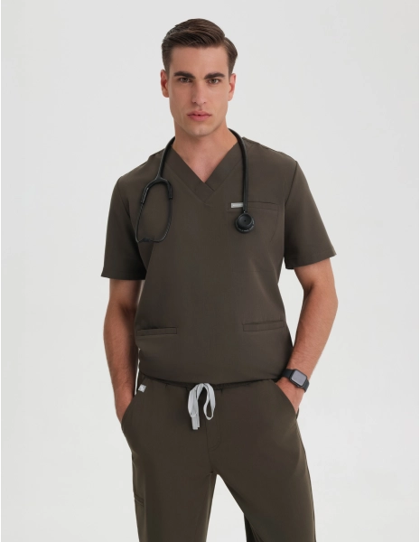 Birbal Medical Sweatshirt - OLIVE NIGHT