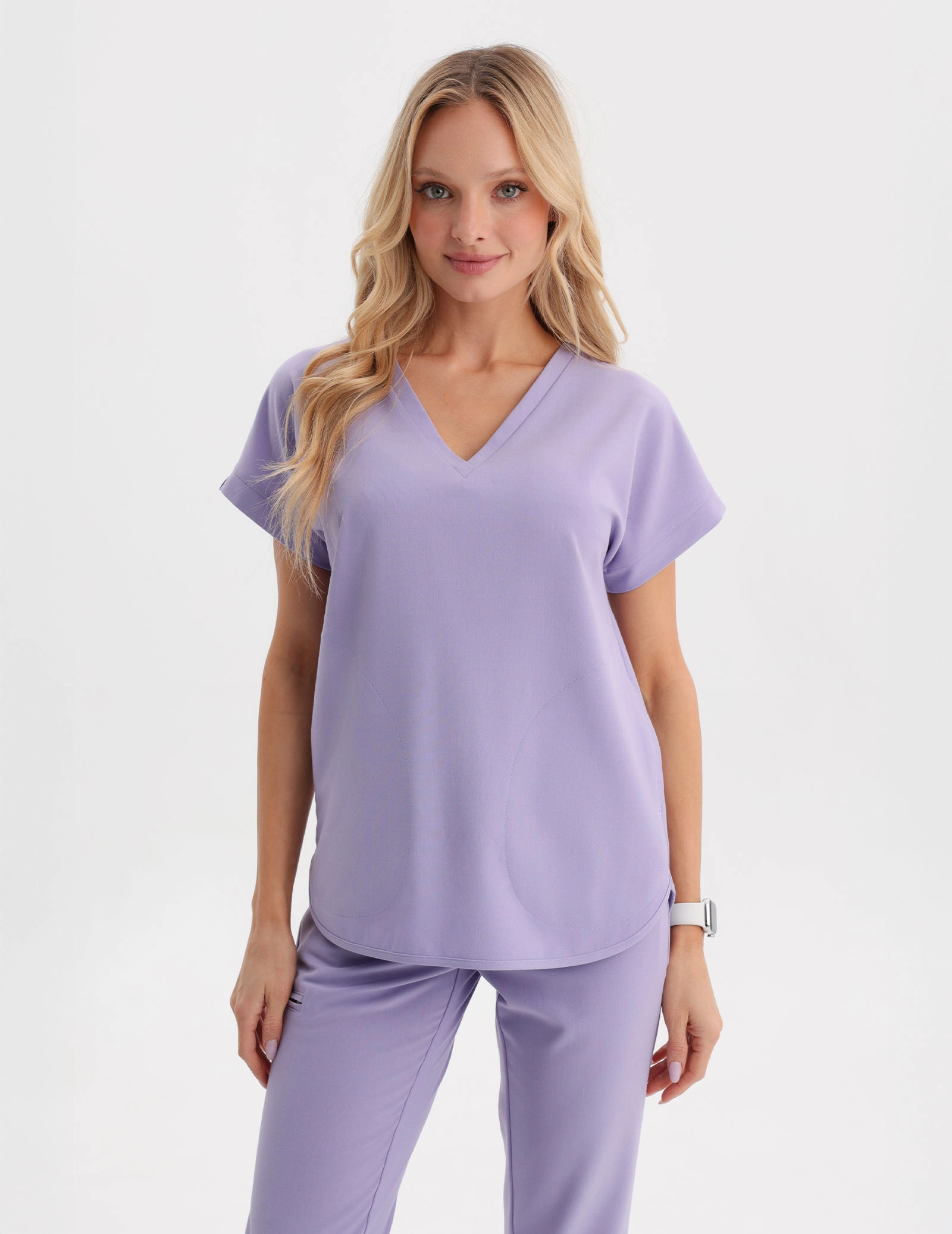 Kendall Women's Hoodie - PURPLE HEATHER
