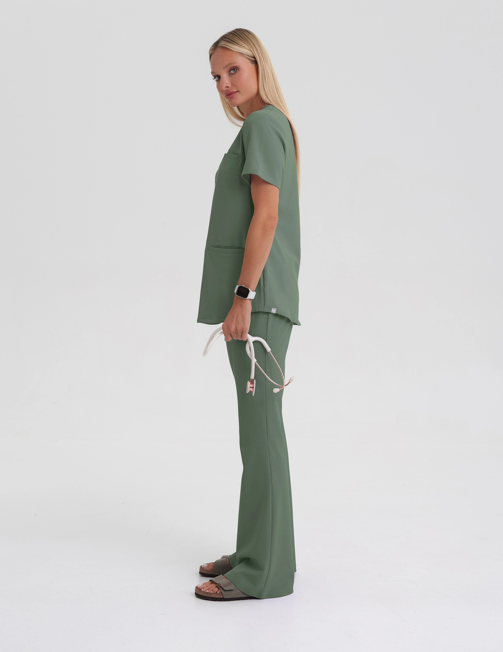 Women's Scrub Top Grace - KHAKI