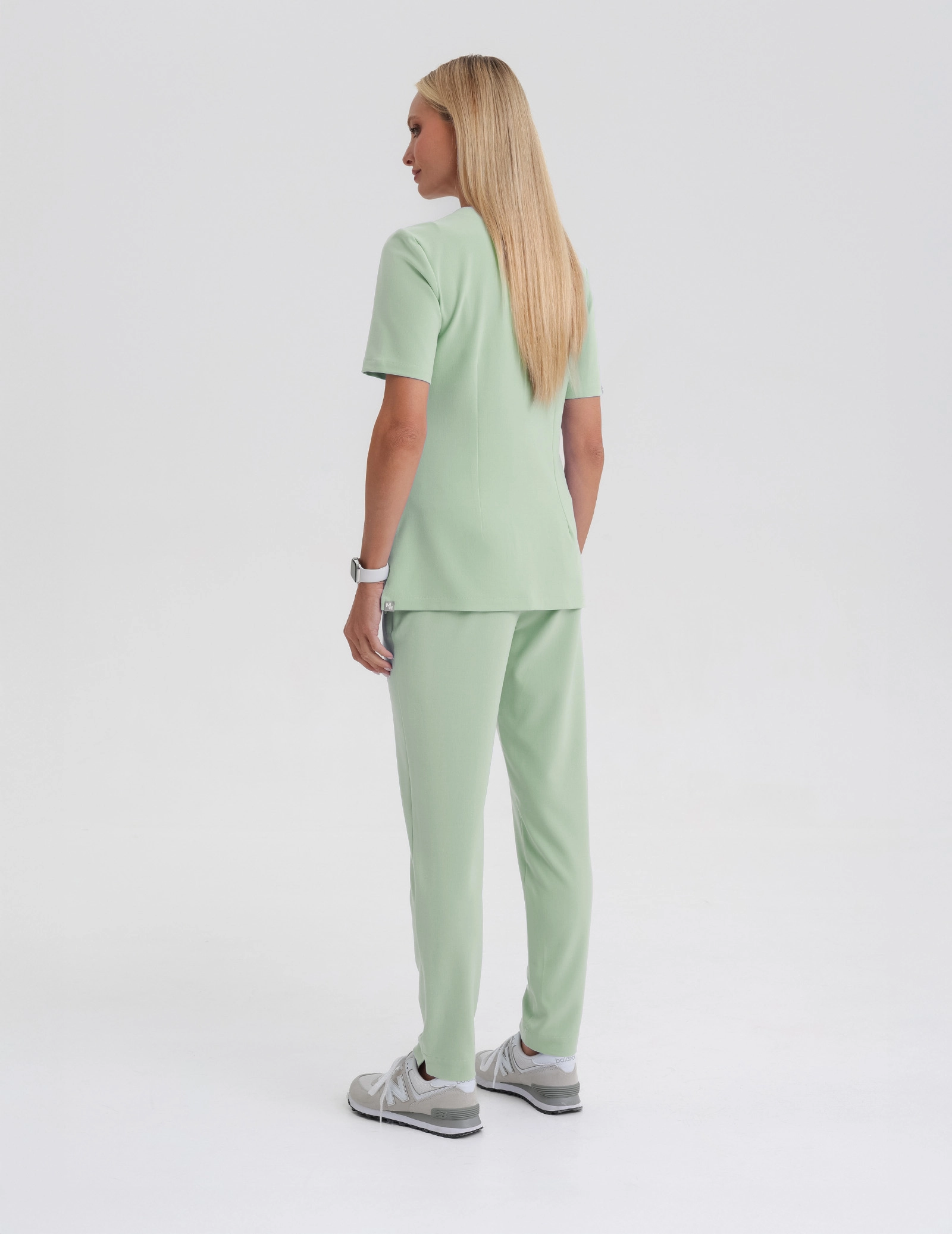 Medical Scrub Top Casy - MATCHA LATTE