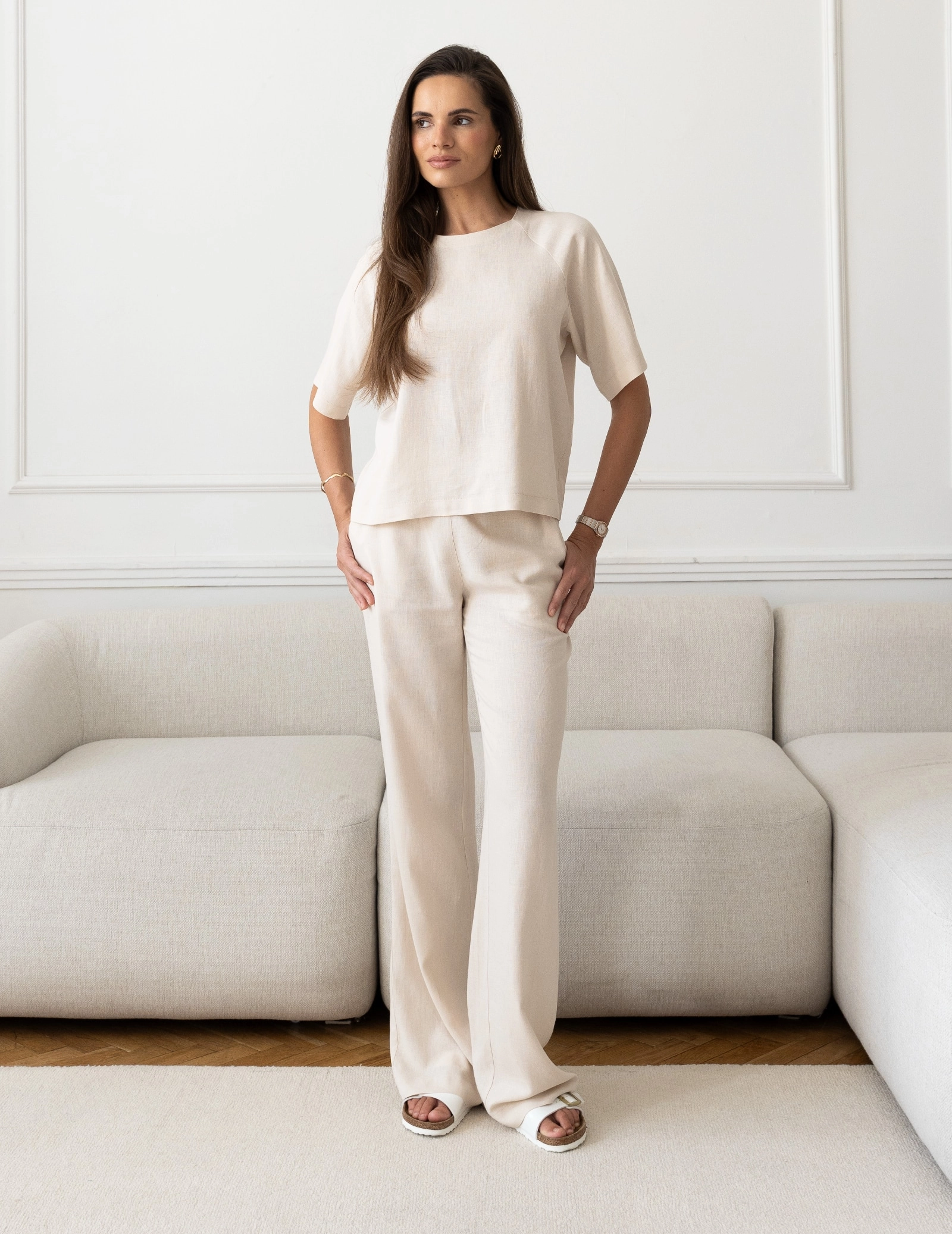 Women's Scrub Pants Nore - TUSCAN SAND