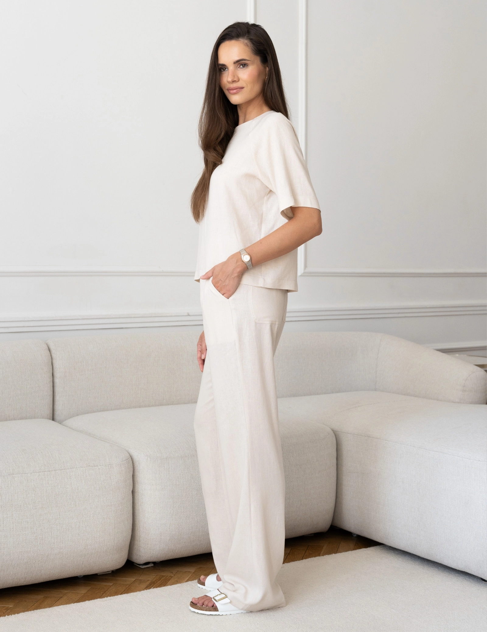 Women's Scrub Pants Nore - TUSCAN SAND