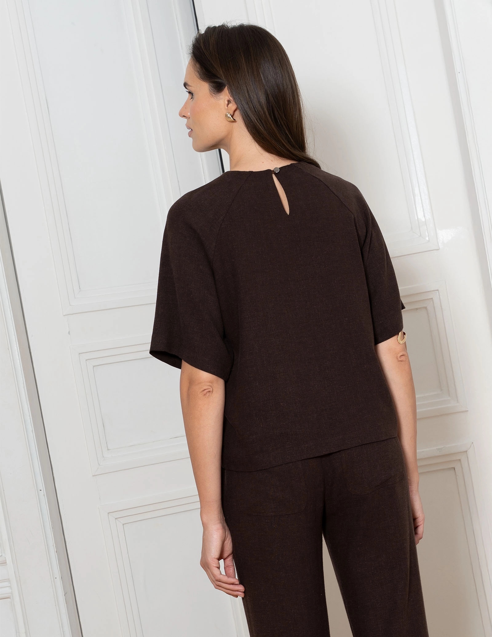 Women's Scrub Top Luna - DOLCE COCOA