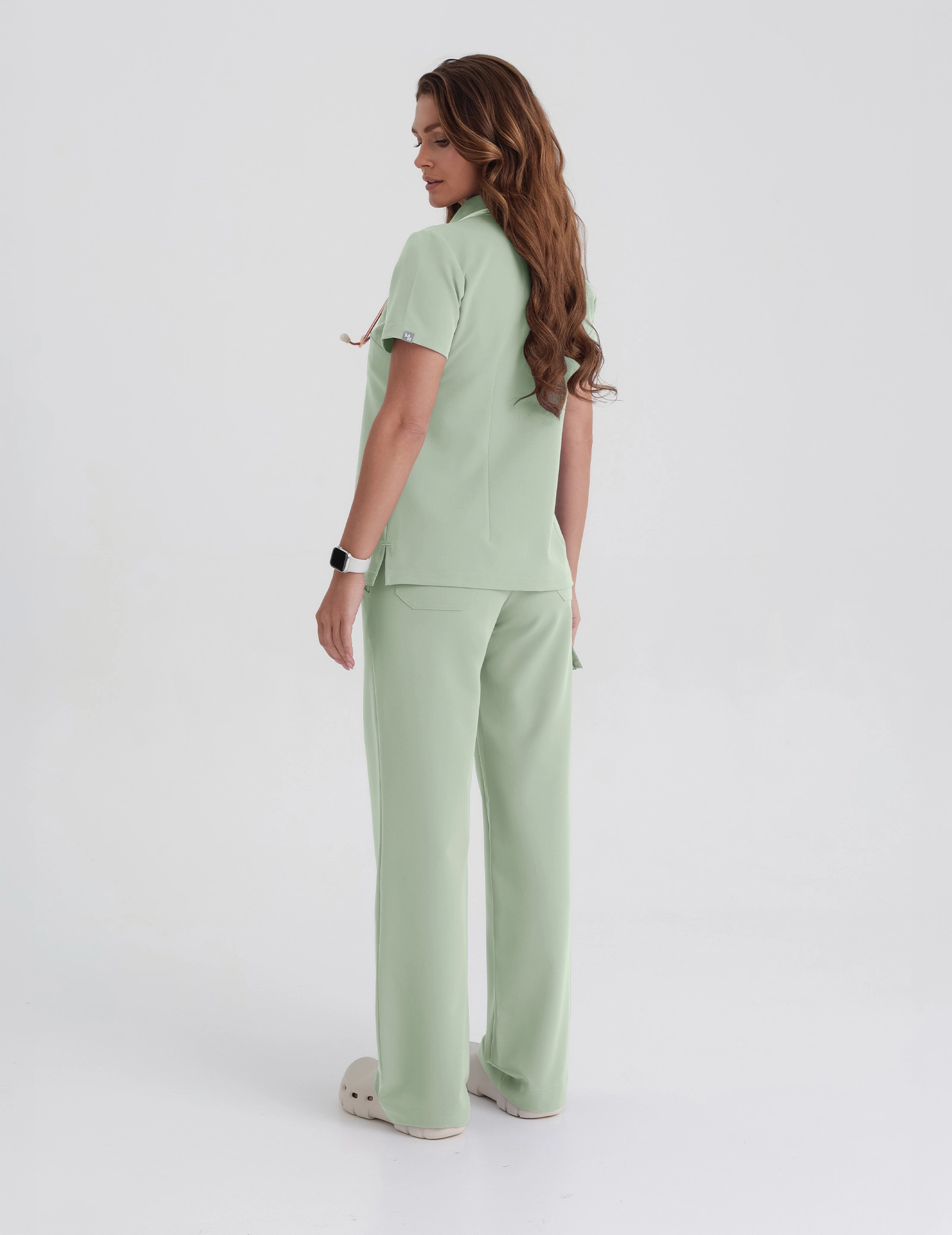 Women's Basic Scrub Pants - ROOIBOS TEA
