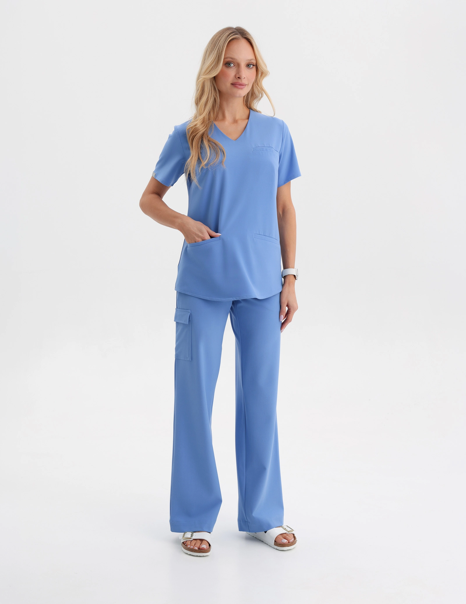 Women's Basic Scrub Pants - ROOIBOS TEA