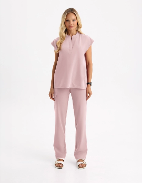 Women's Basic Scrub Pants - ROOIBOS TEA