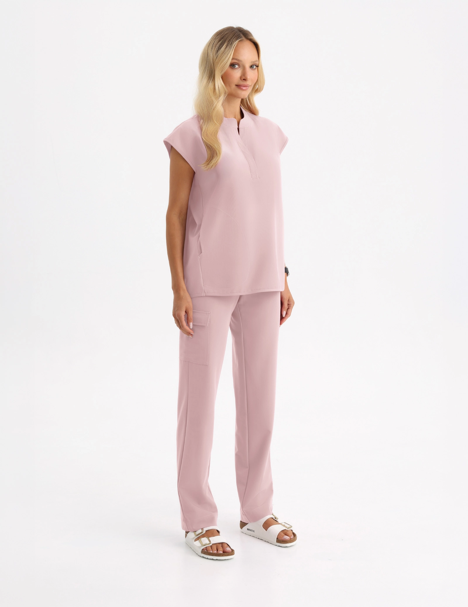 Women's Basic Scrub Pants - ROOIBOS TEA