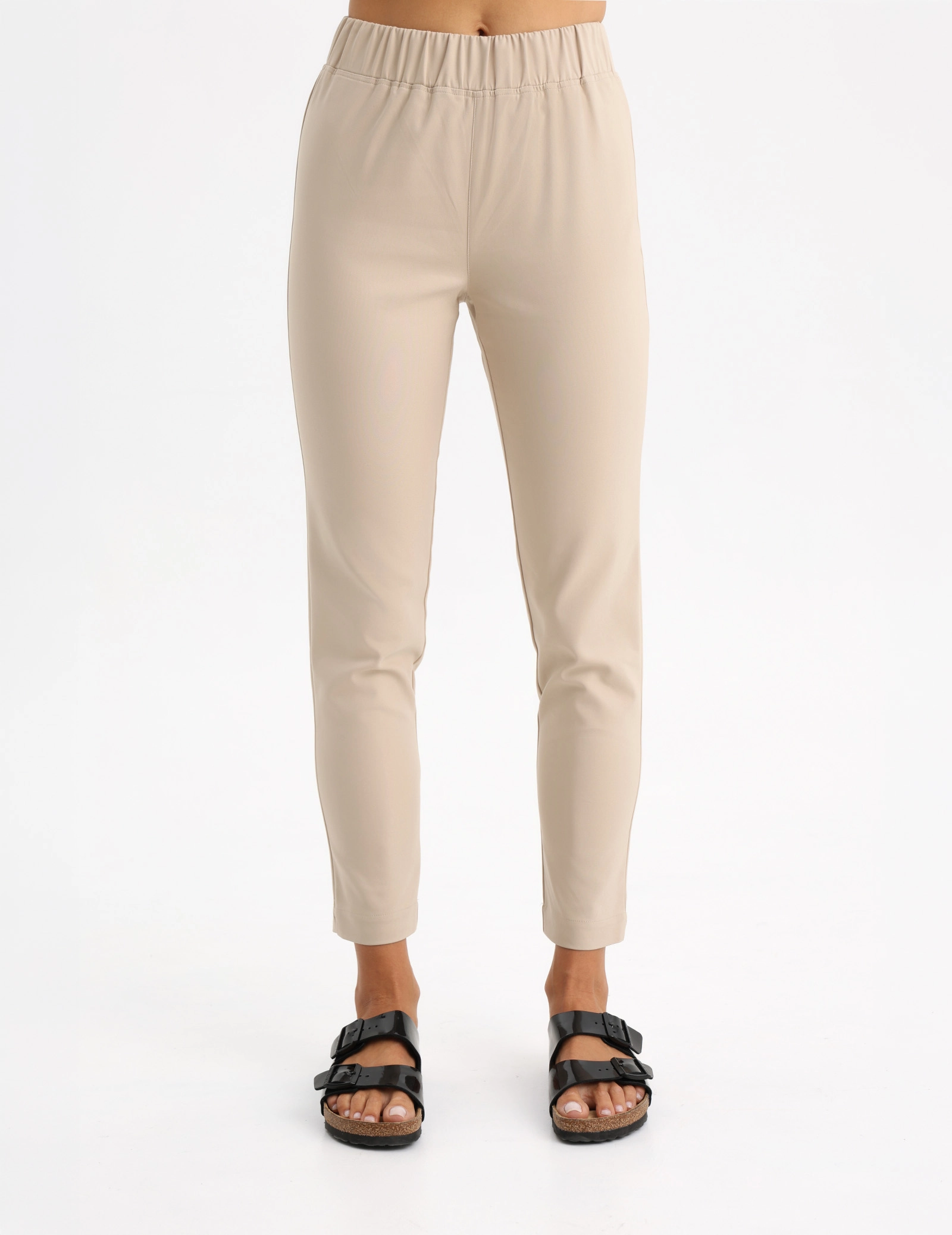 Women's Medical Scrub Pants Slim Fit- Nude