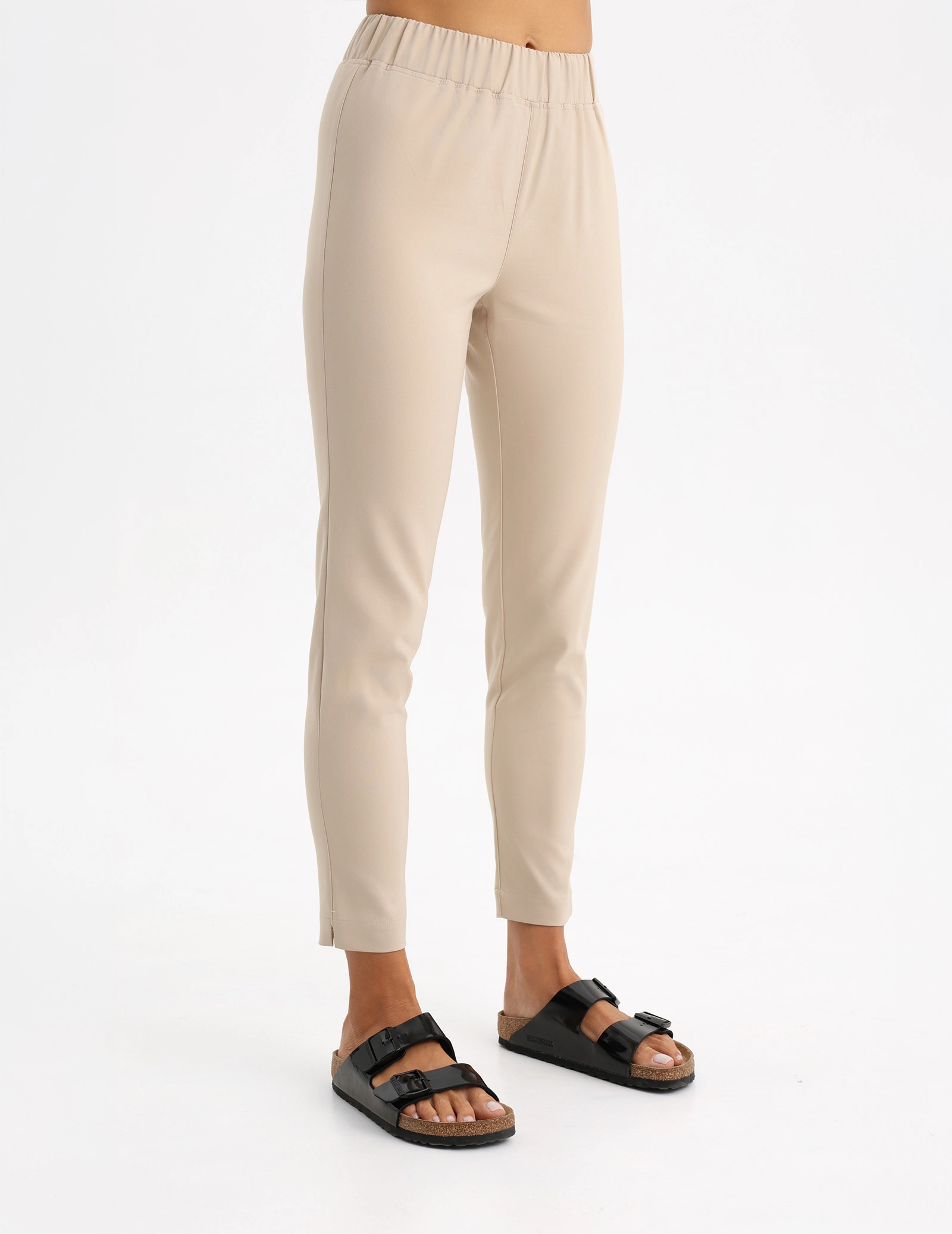 Women's Medical Scrub Pants Slim Fit- Nude