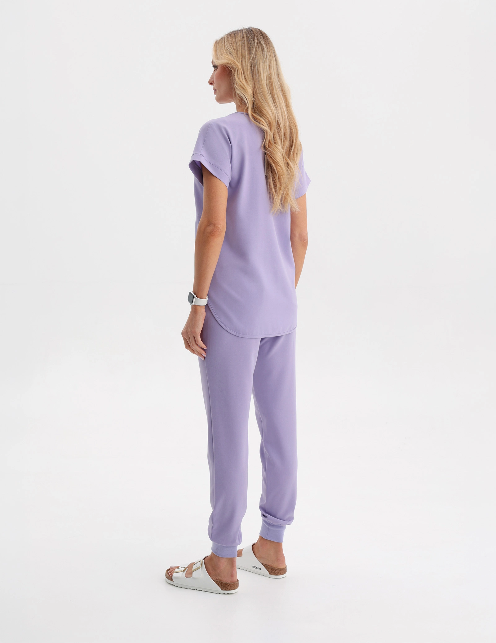 Women's Jogger Scrub Pants - PURPLE HEATHER