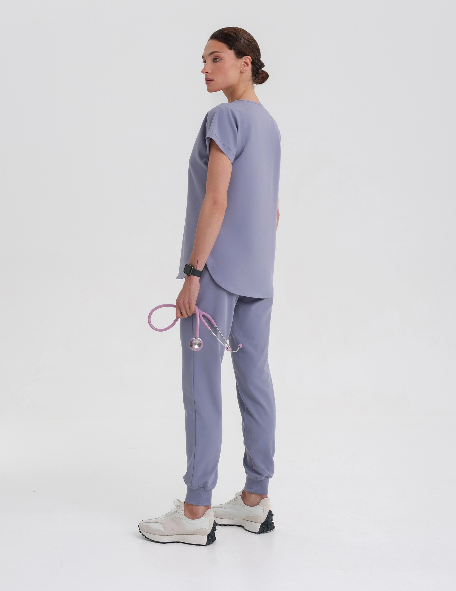 Women's Jogger Scrub Pants MILKY LAVENDER