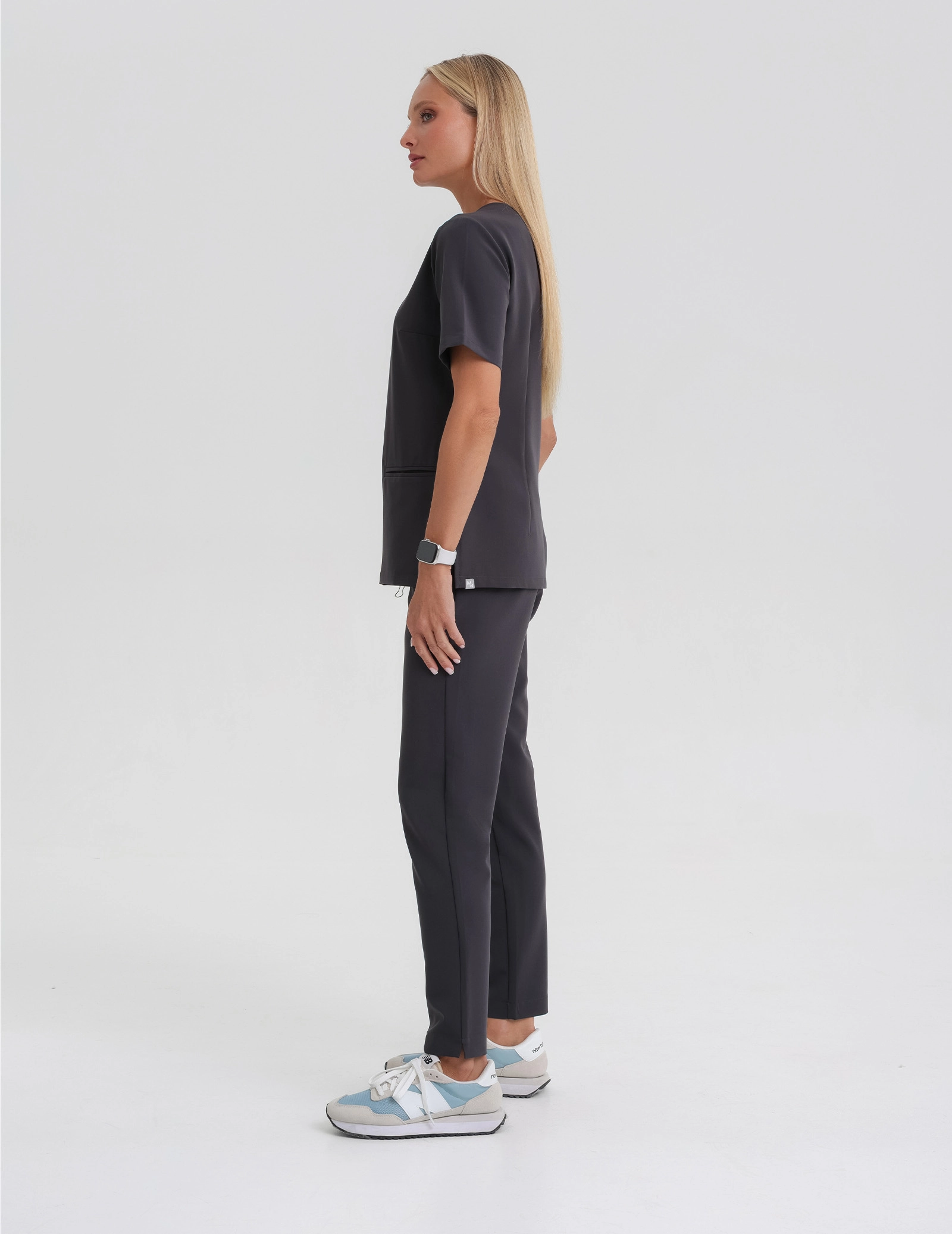 Women's Basic Scrub Pants - SHADOW