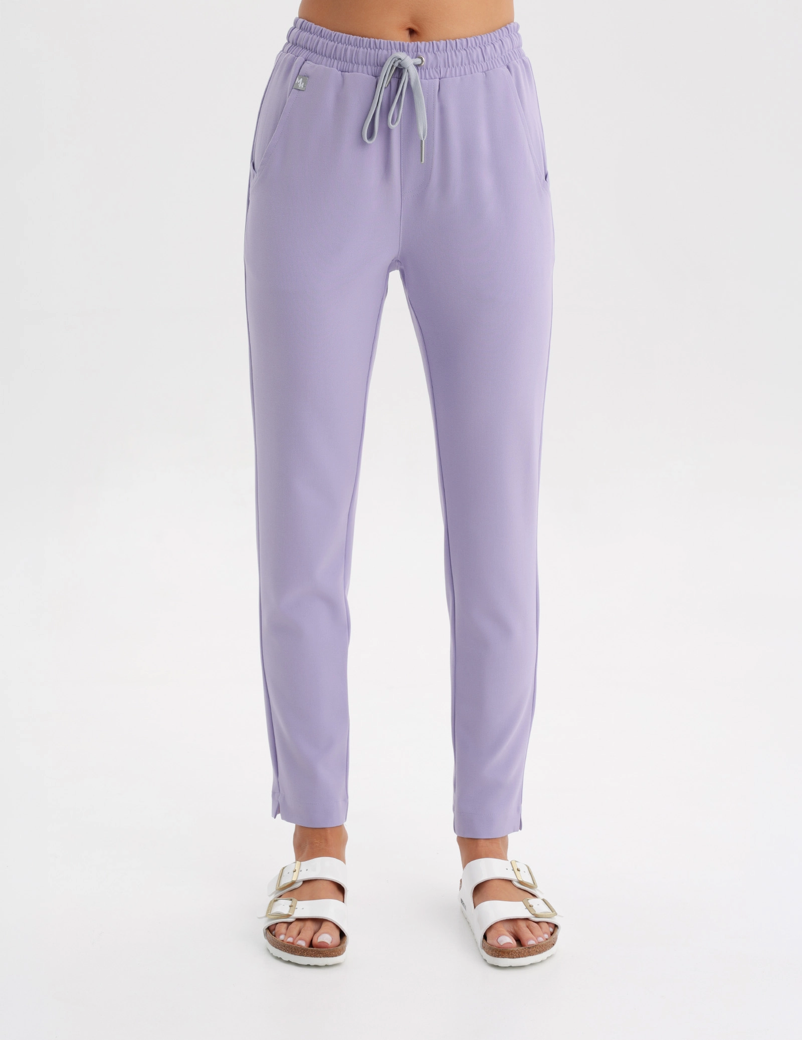 Women's Basic Scrub Pants - PURPLE HEATHER