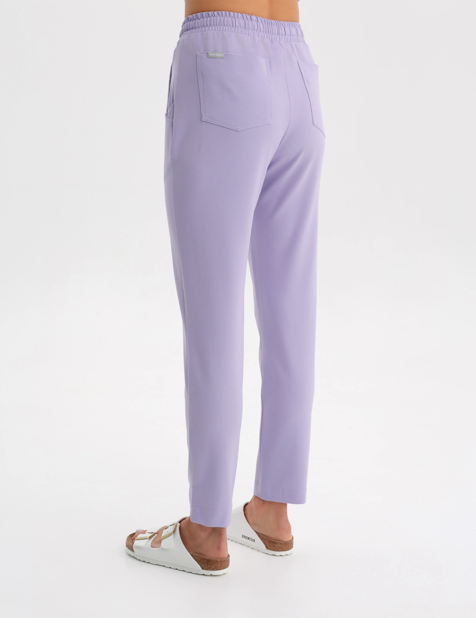 Women's Basic Scrub Pants - PURPLE HEATHER