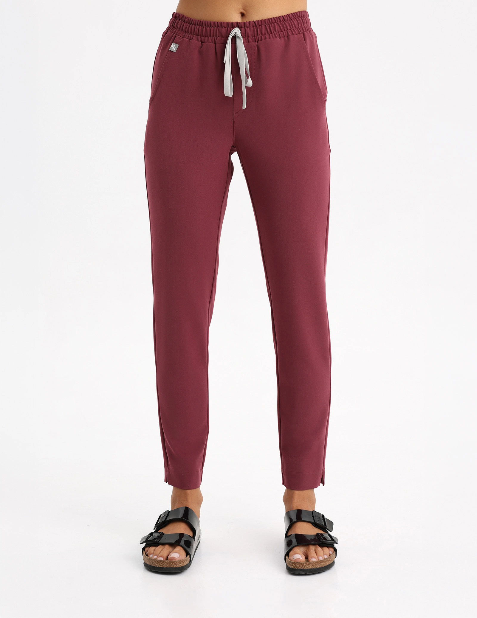 Basic Women`s Pants - MULLED WINE