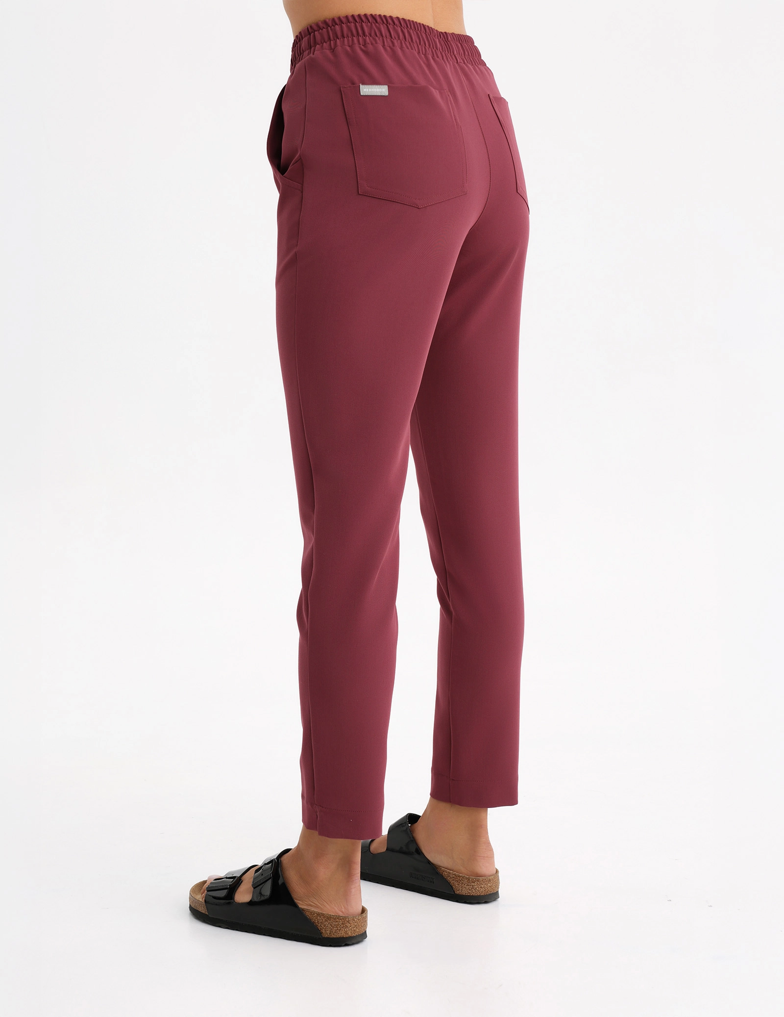 Basic Women`s Pants - MULLED WINE