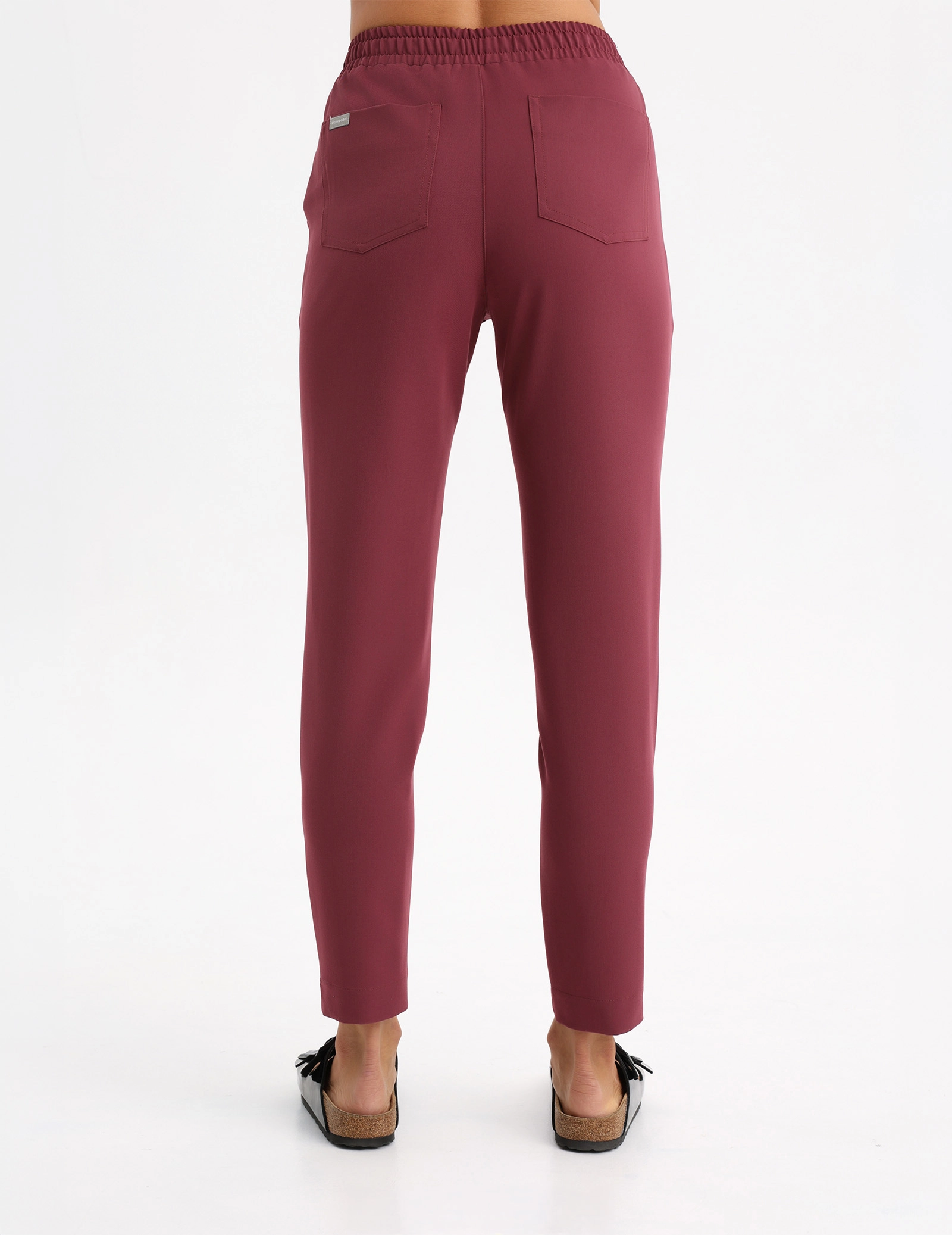 Basic Women`s Pants - MULLED WINE