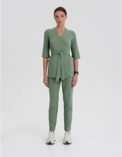 Women's Basic Scrub Pants - KHAKI