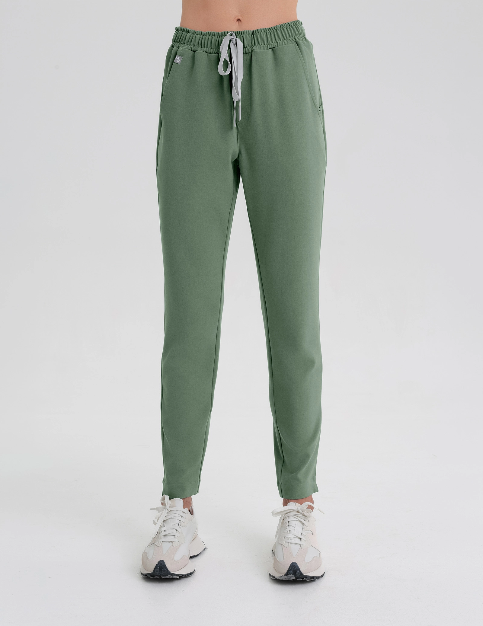 Women's Basic Scrub Pants - KHAKI
