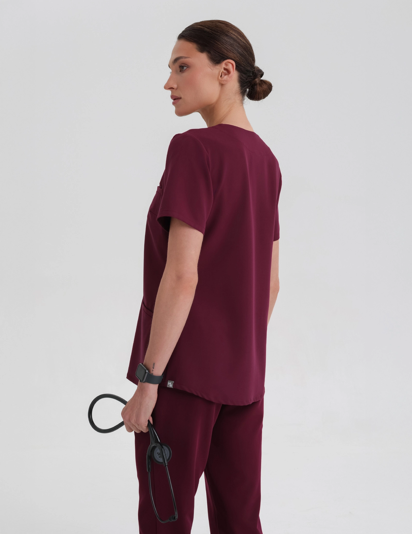 Grace Medical Hoodie - BURGUNDY