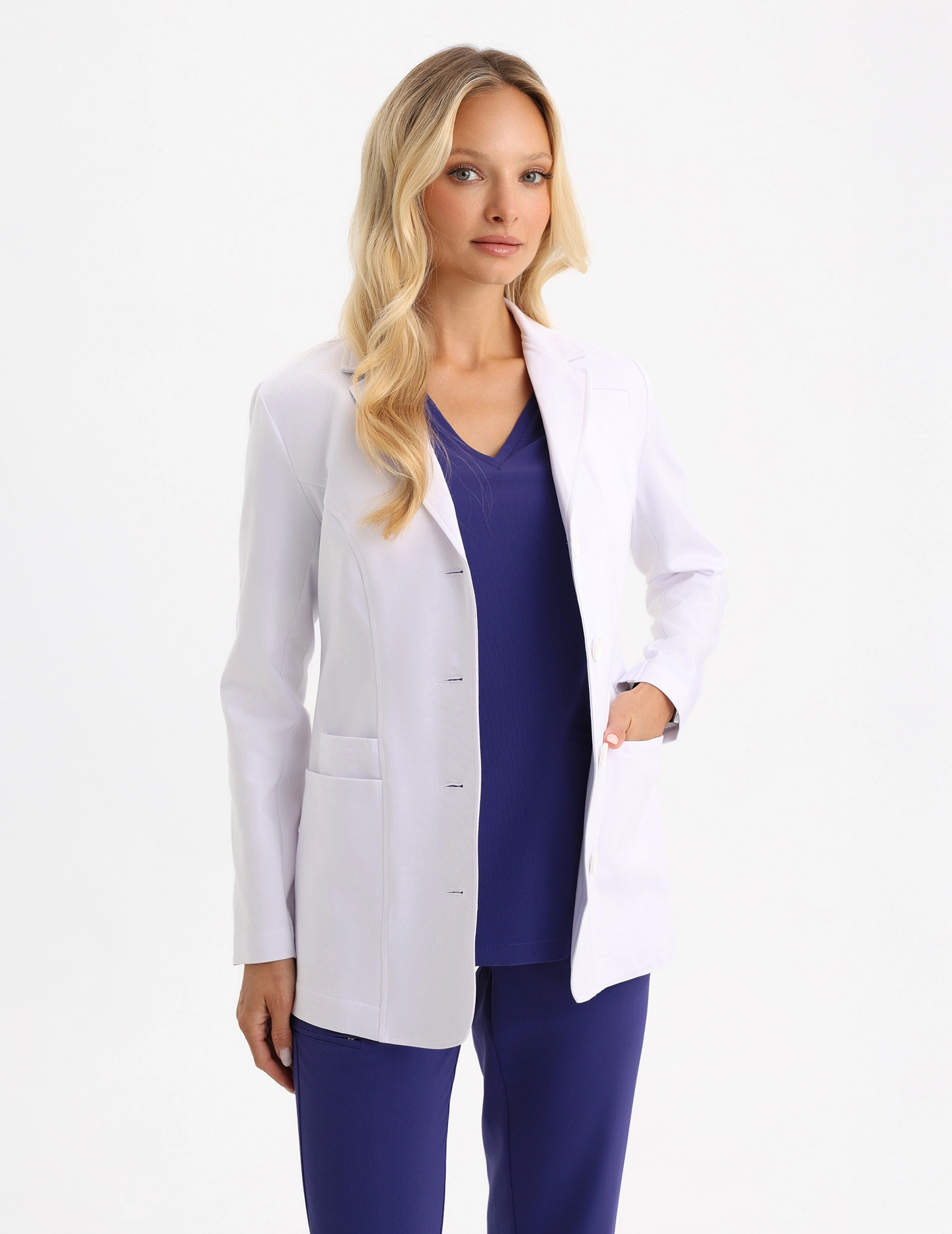 Women's Medical Coat Slim Fit - MADISON SHORT