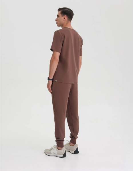 Men's Joggers - MILKY BROWN