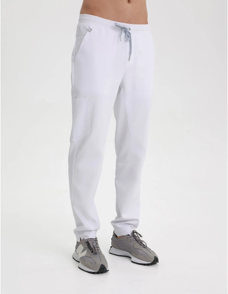 Men's Basic Pants - White