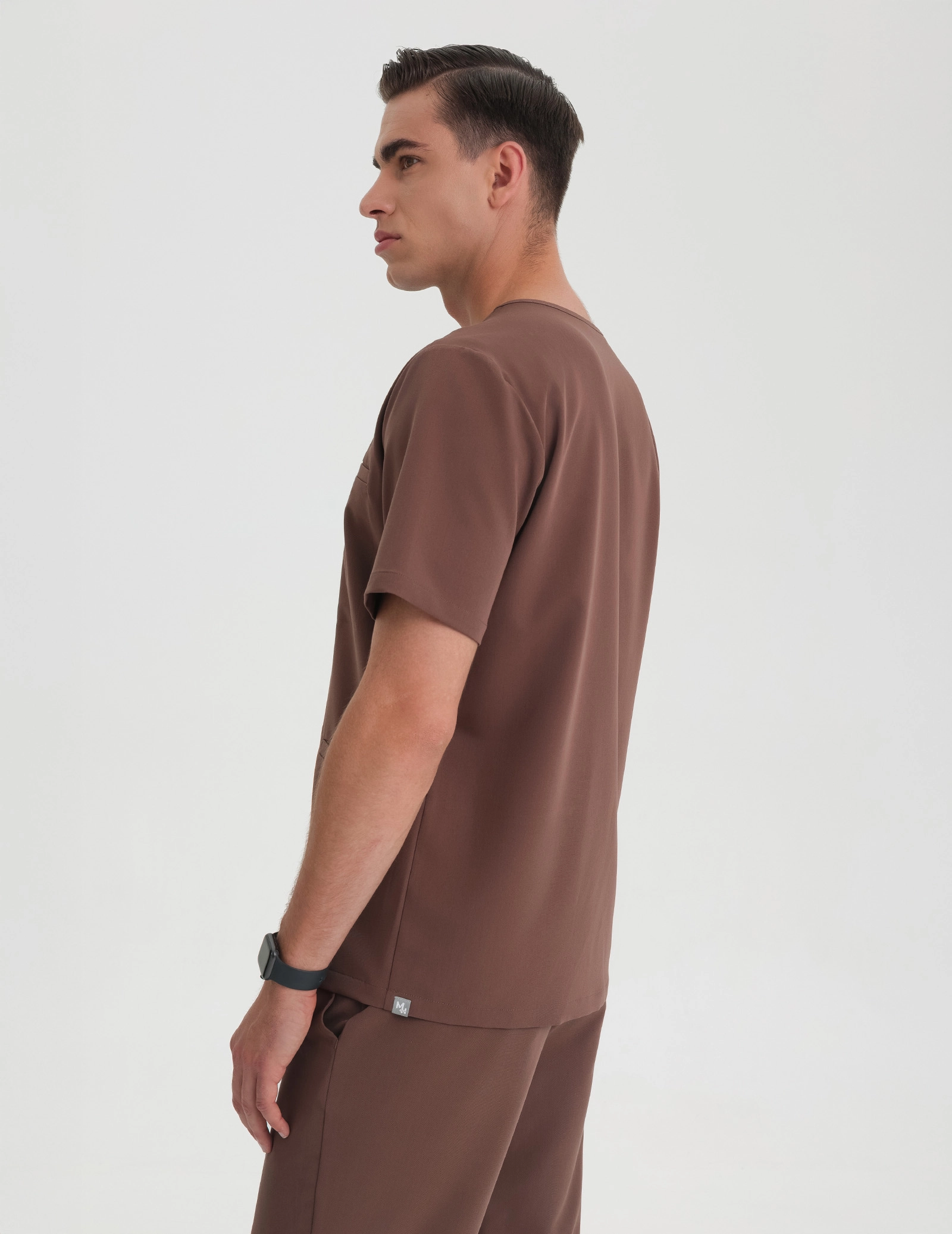 Birbal Medical Top - MILKY BROWN
