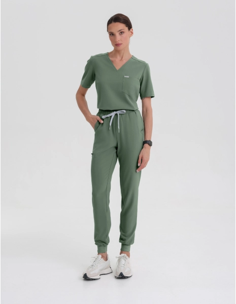 Women’s Jogger Scrub Pants - KHAKI