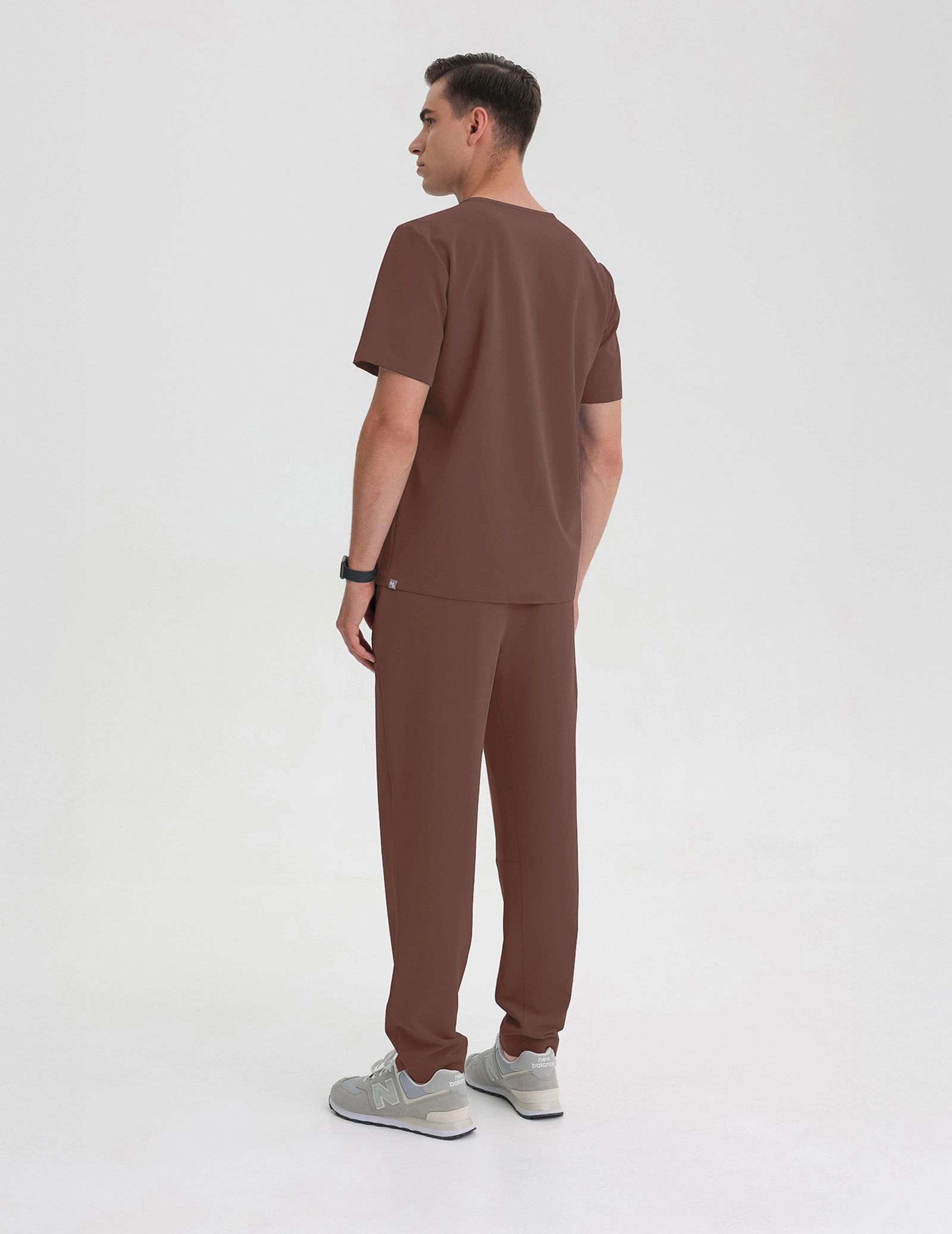Men's Basic Pants - MILKY BROWN