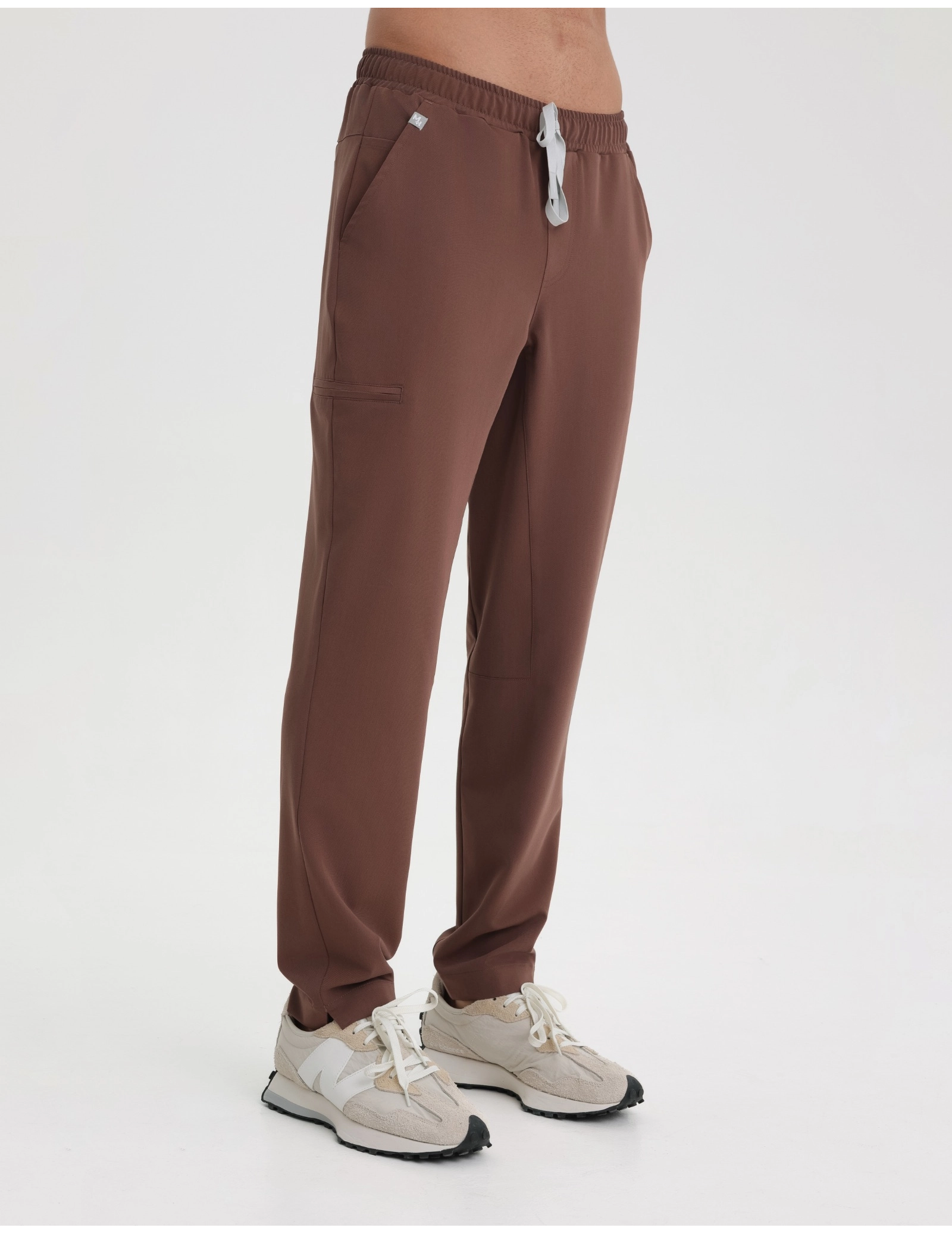 Men's Basic Pants - MILKY BROWN