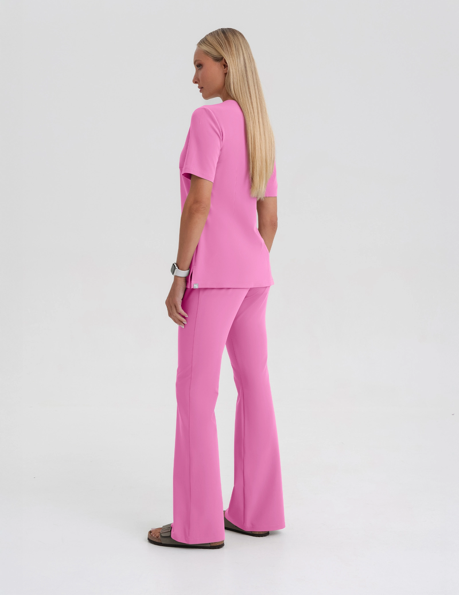 Medical Scrub Top Casy - HOT PINK
