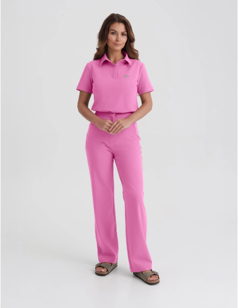 Women's Medical Scrub Pants Tiffany - HOT PINK