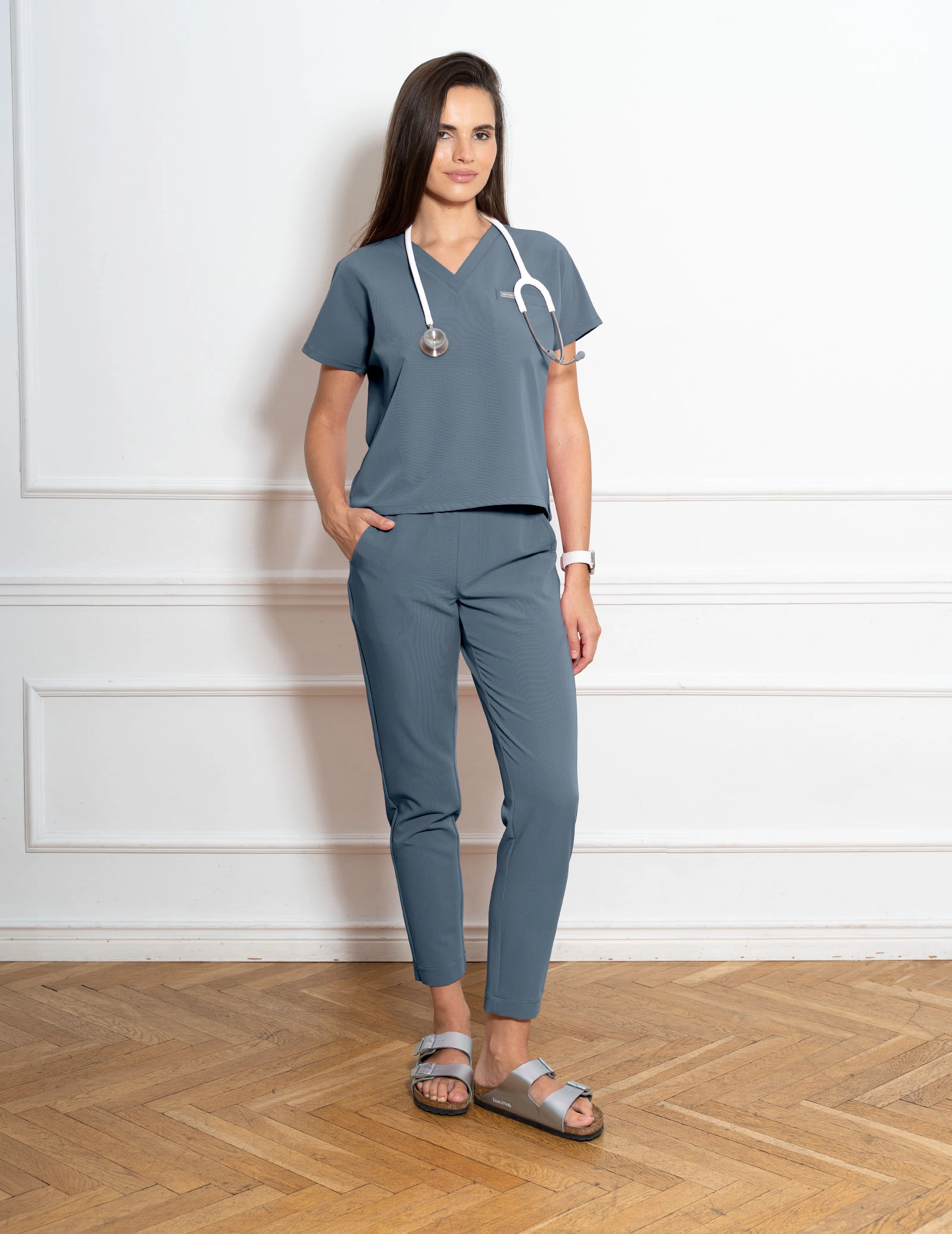 Medical Scrub Top Vessa - STORMY