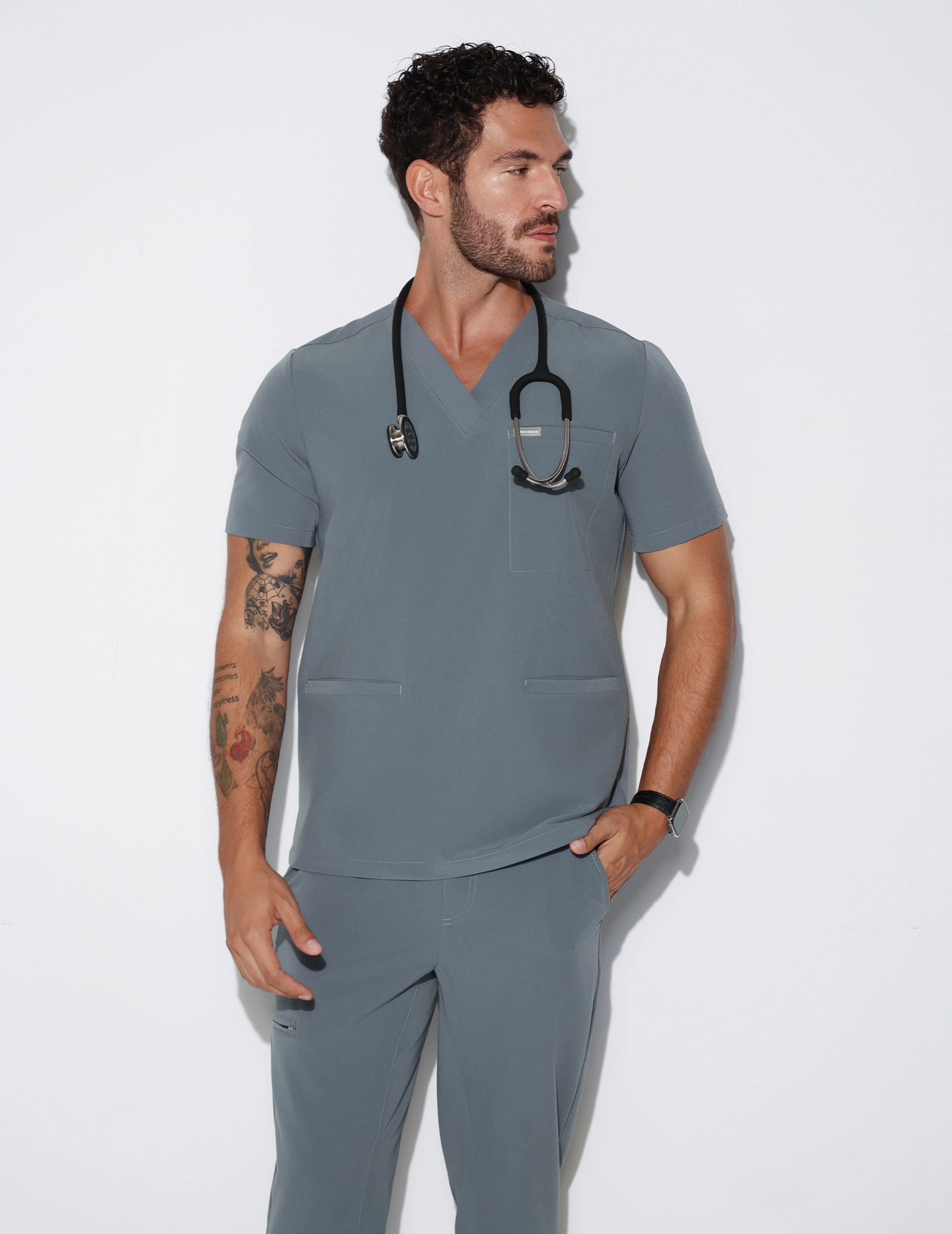 Medical Scrub Top Birbal - STORMY