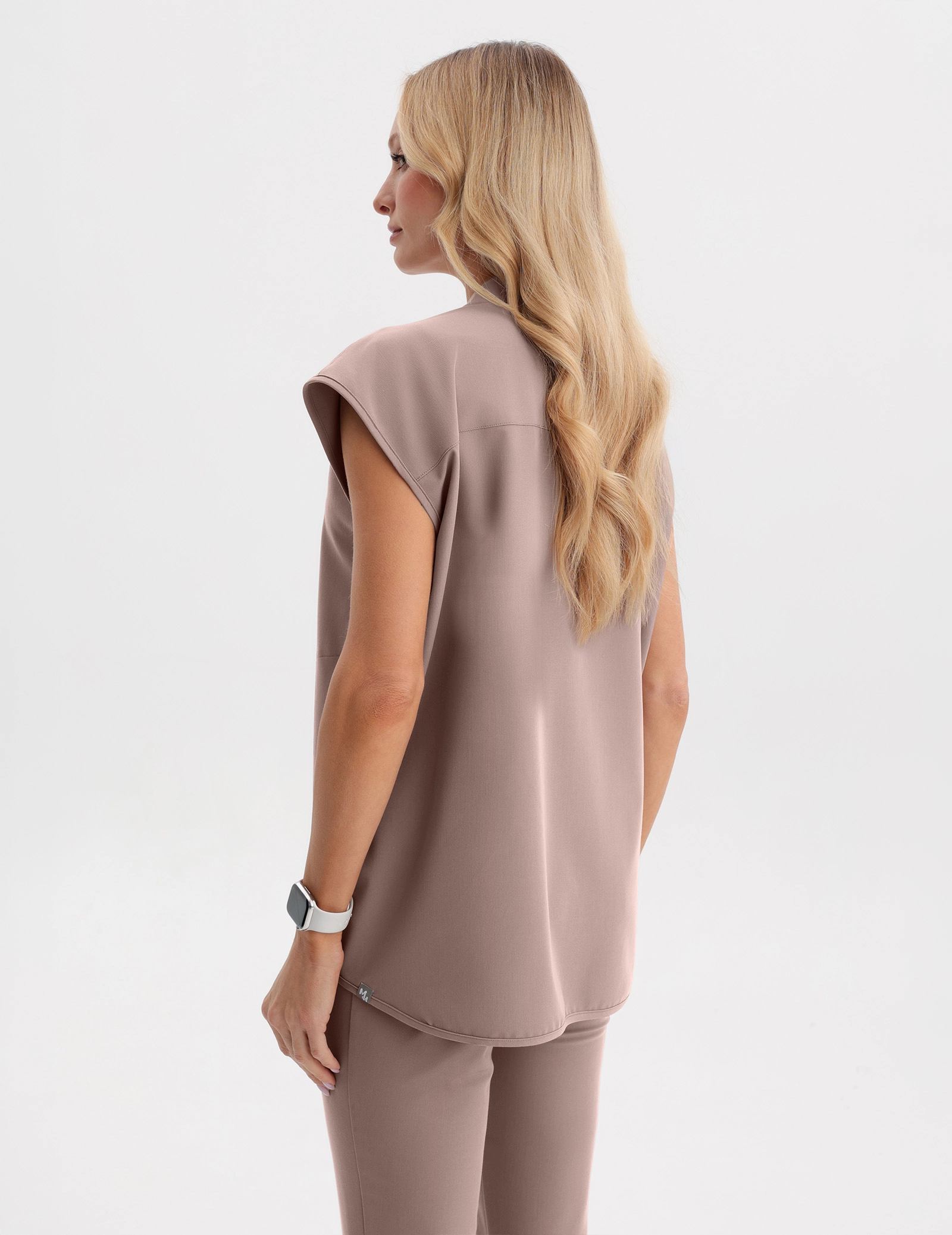 Medical Scrub Top Khloe - BEIGE