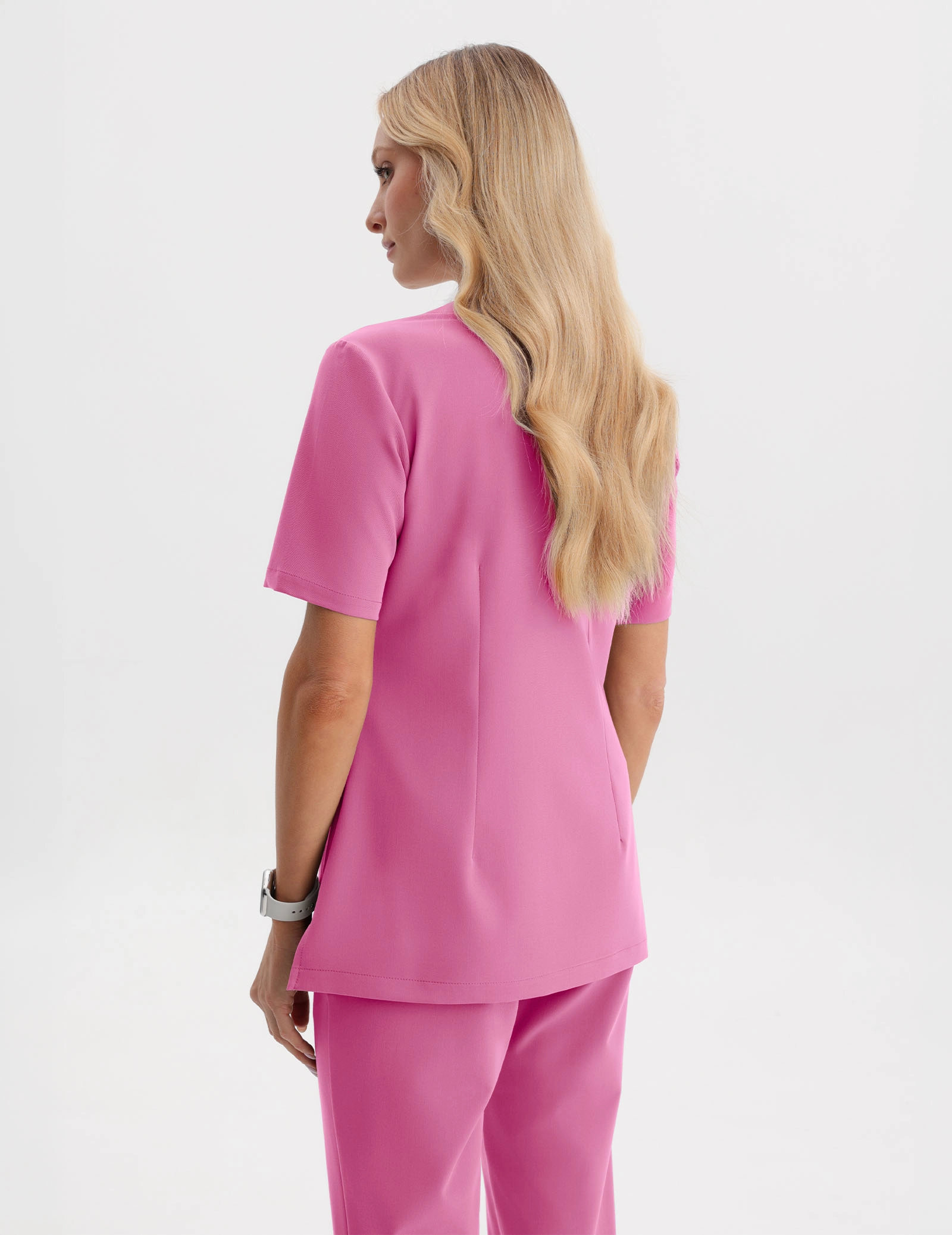 Medical Scrub Top Casy - HOT PINK