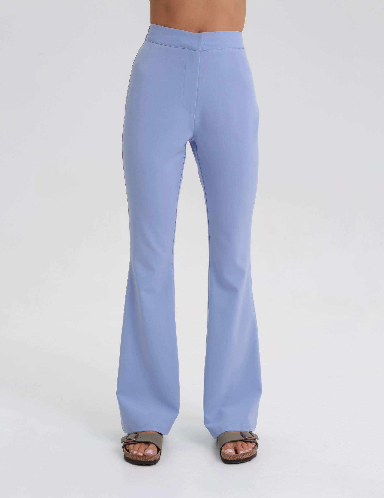 Women's Medical Scrub Pants Flare - CEIL BLUE