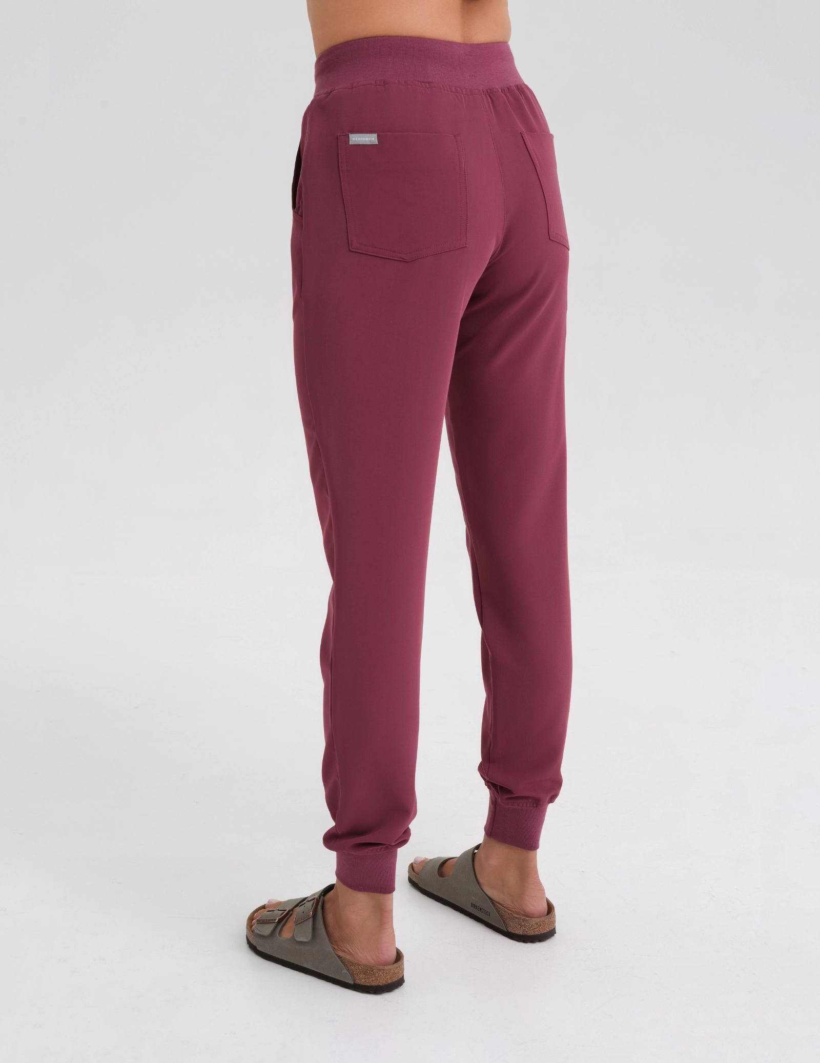 Women's Medical Scrub Joggers - MULLED WINE