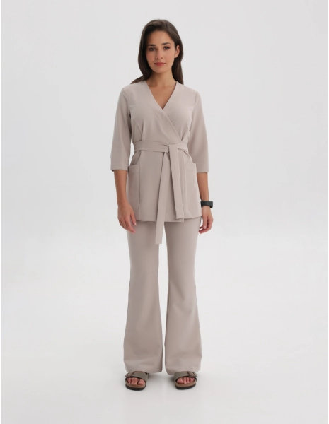 Women's Medical Scrub Pants Flare - COCONUT