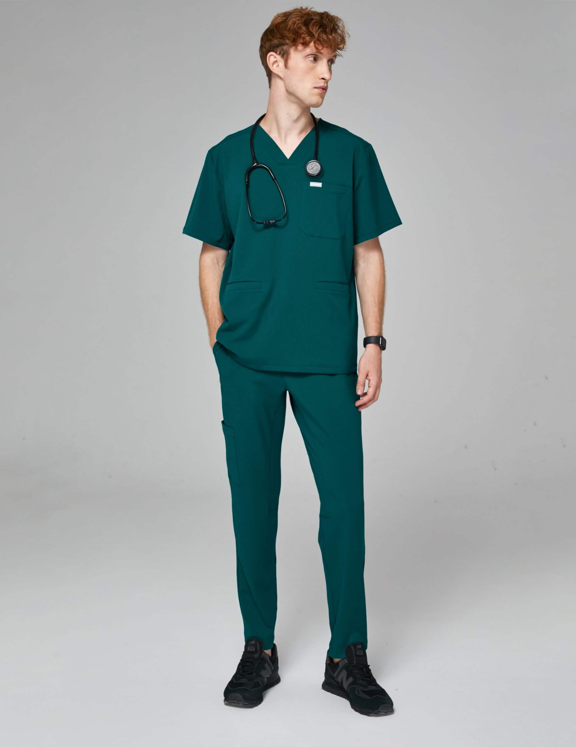 Scrub Top Birbal - DEEP GREEN