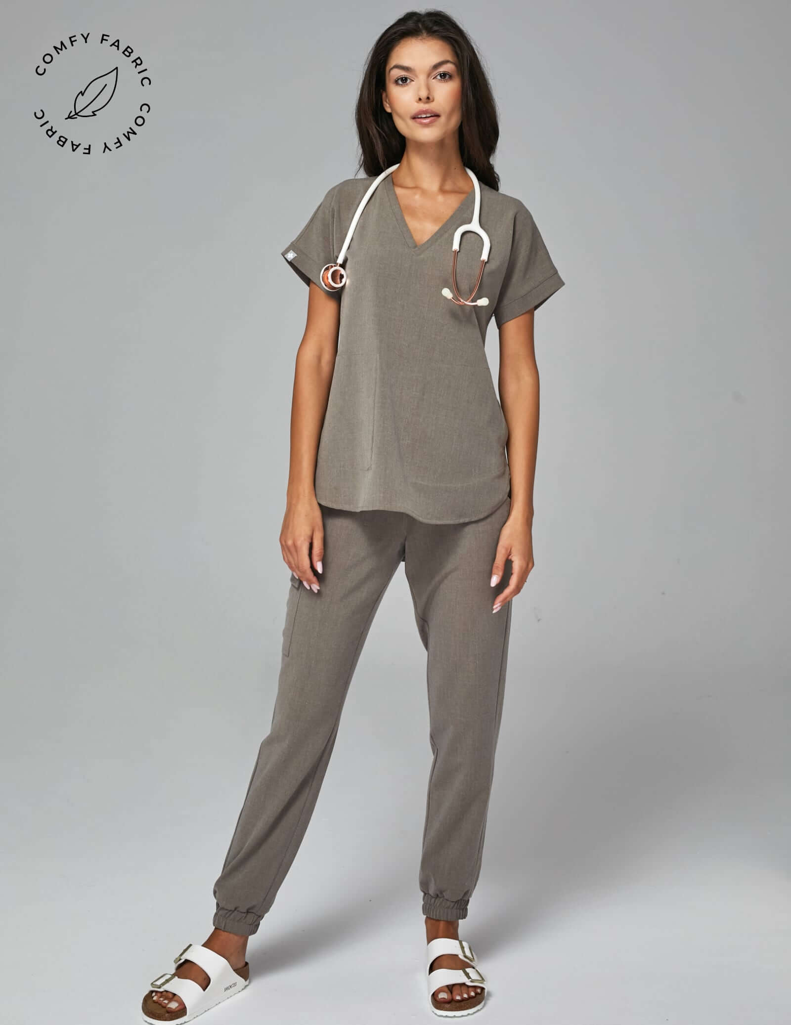 OUTLET Jogger Pants Amelia - DARK SAND